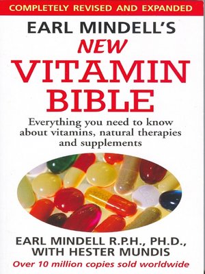 cover image of Earl Mindell's New Vitamin Bible